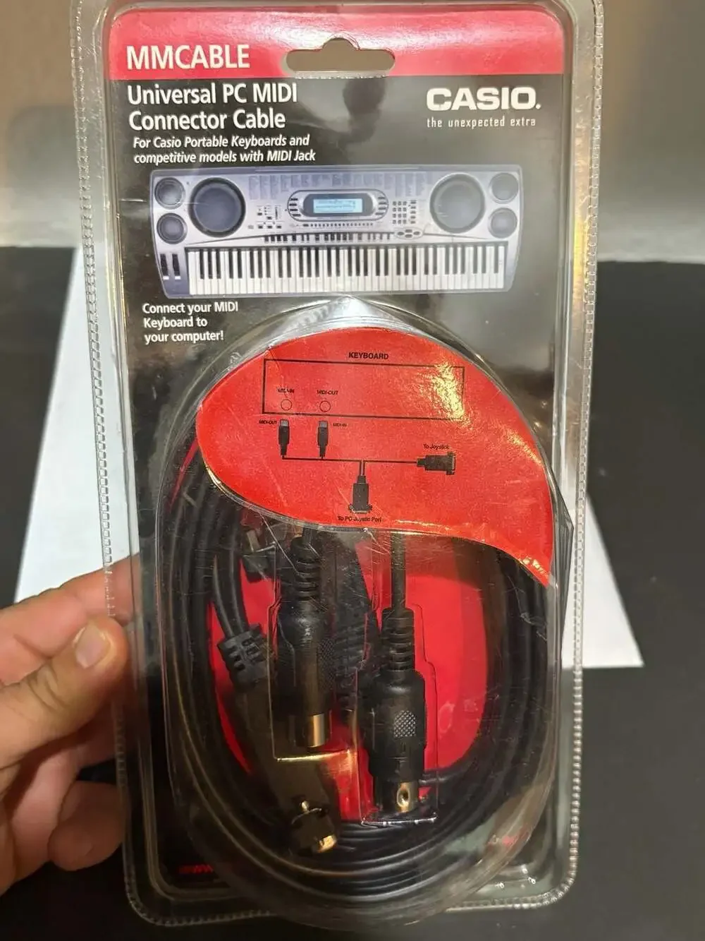 Casio MMCABLE Universal PC MIDI Connector Cable